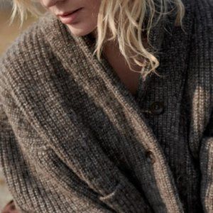 OZMA SLOAN CARDIGAN NWT in Root XS (Eco-Cloud Alpaca Cotton)